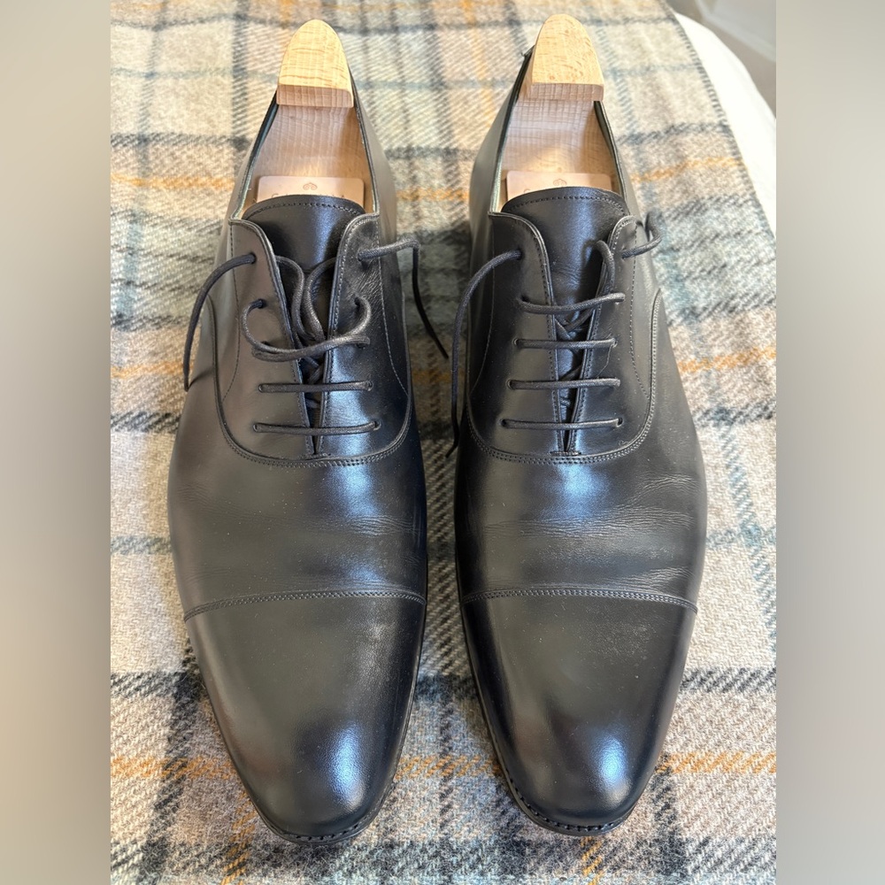 Carmina boxcalf leather oxford dress shoes